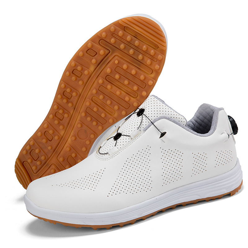 ddmytiger G-916 Straight Golf Sneakers Casual Women's Fixed Nail Through Balloon Children's and Men's Shoes C ddmythur