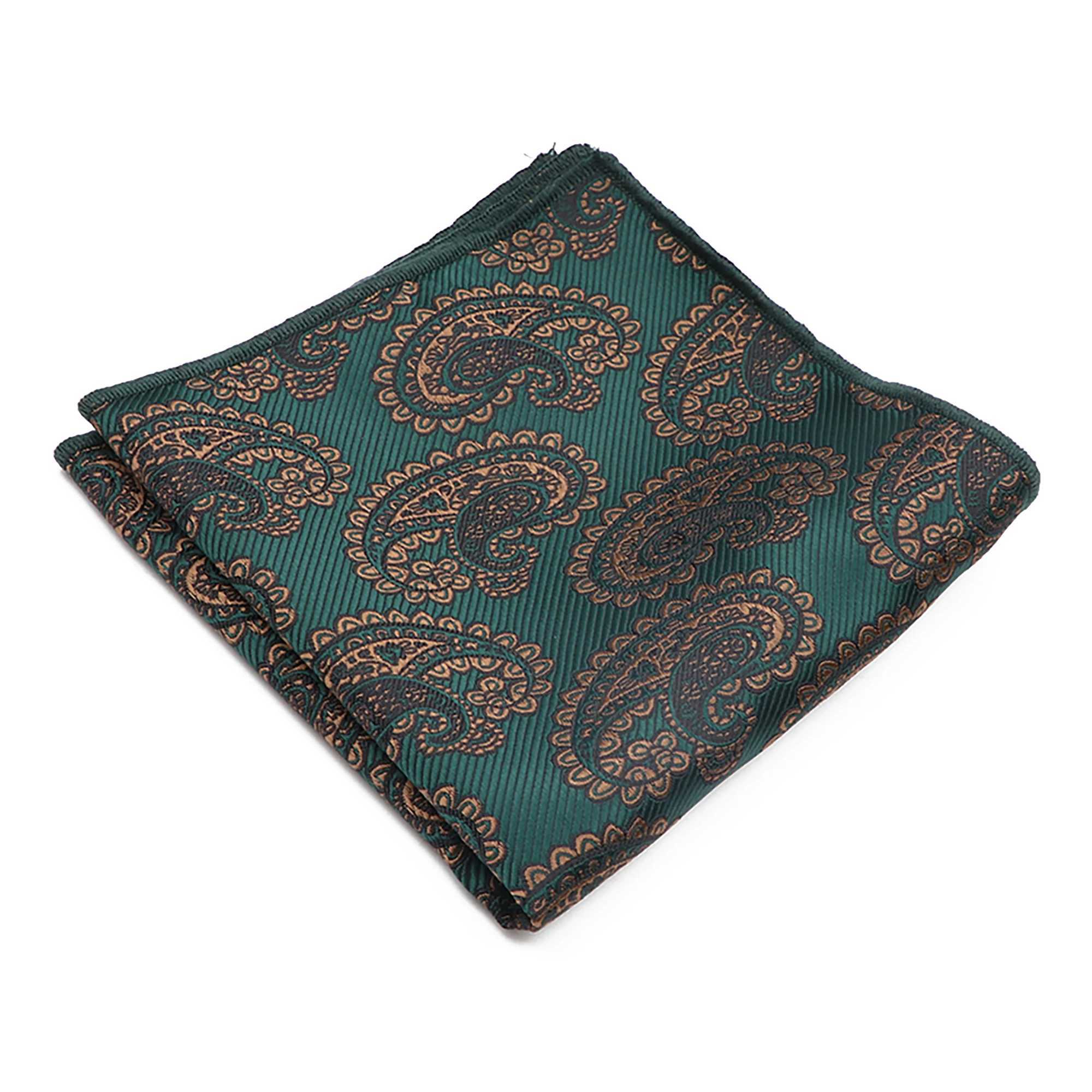 45 colors various styles 25cm mens pocket square handle blue Paisley stripe Hanks mens party evening dress set accessories W240921