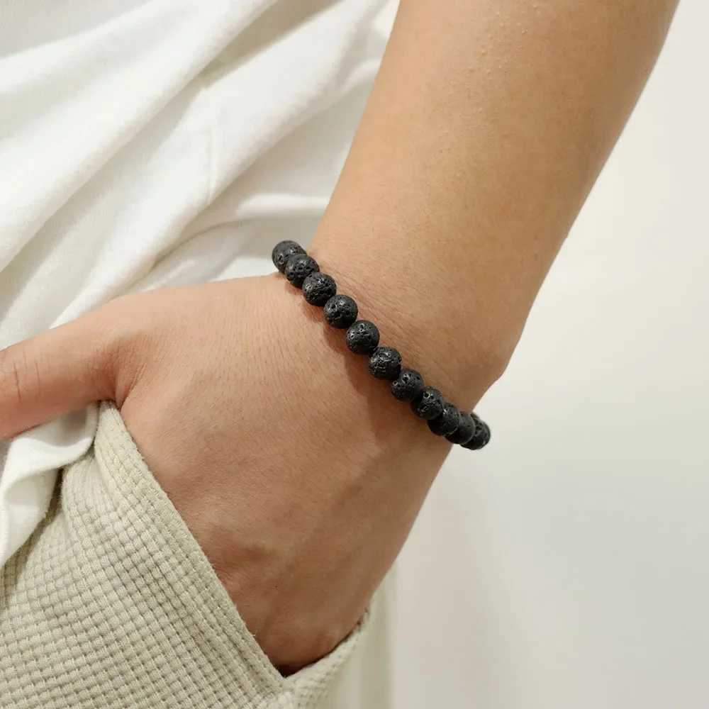 Natural Citrines Beaded Bracelet Yellow Quartzs Natural Stone Lapis Lazuli Amethysts 8mm Beads Bracelets With Card For Women MenX240921