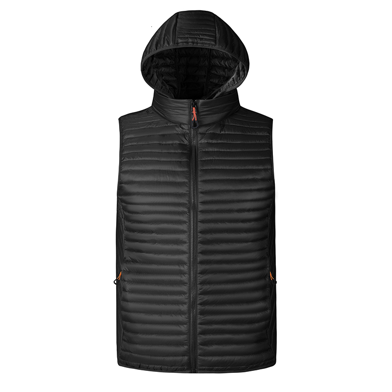 2023 Winter New Men Warm Hooded Sleeveless Mens Windproof Waterproof Casual Waistcoat Autumn Thicken Vest Jacket Man