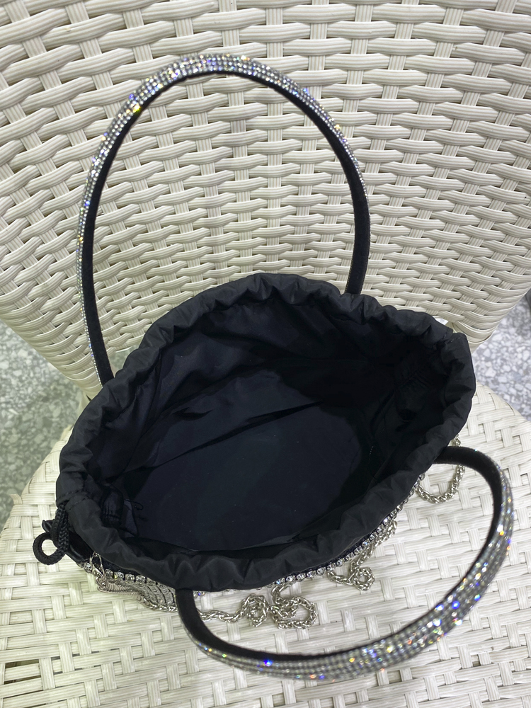 Bg Rhie Evening Handbags Women Korean Dia Chain Cover Dinner Party Handbag Purse Ladies Small Square Shoulder Bag