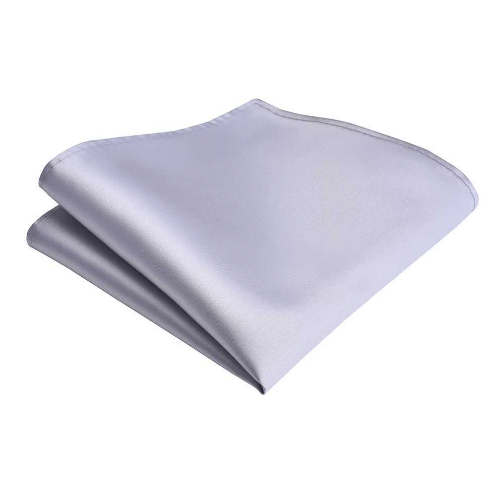 Classic Colour Green Black Smooth 25*25CM Mens Silk Handkerchief Solid Pocket Square Fashion Men Hanky For Wedding PartyX240921