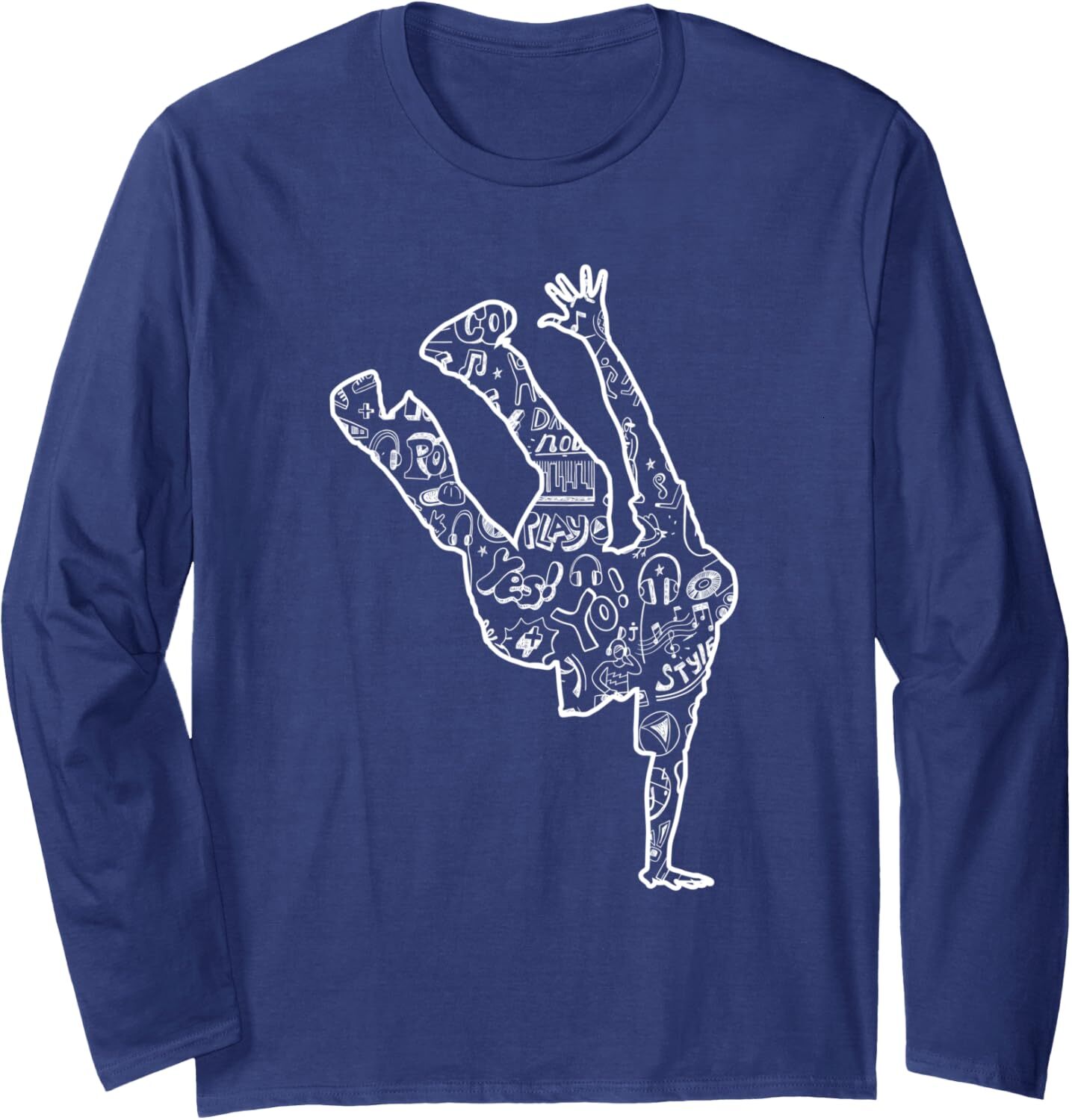 Long Sleeve Shirts for Men sweatshirt Fun Breakdancing Themed Words Dancer Birthday Gift Long Sleeve Tee Streetwear Casual tops clothes fashion