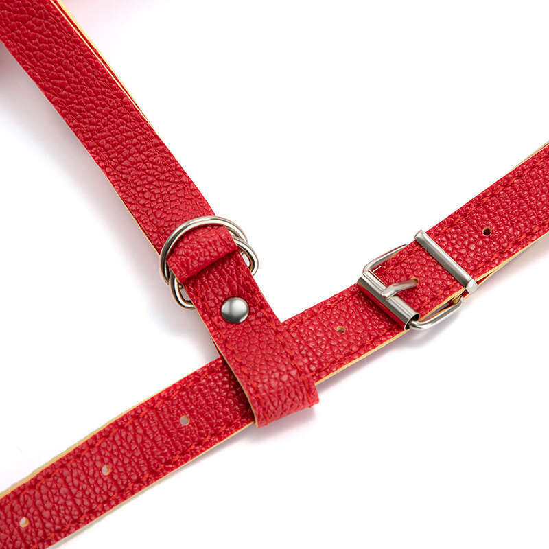 Female homosexual toy pull-up sex simulation silicone dildo wearing leather pants double headed dildo female masturbation prop