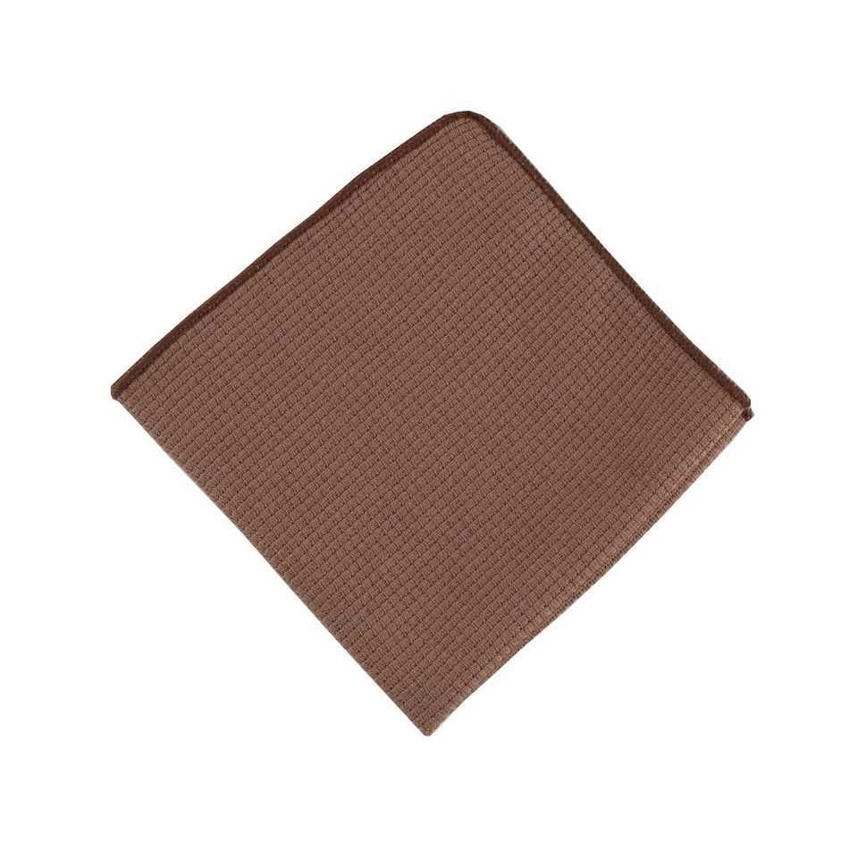 New Pure Solid Color Black White Pocket Square Cotton Linen Handkerchief 23CM Width Formal Dress Wedding Party Banquet HankyX240921