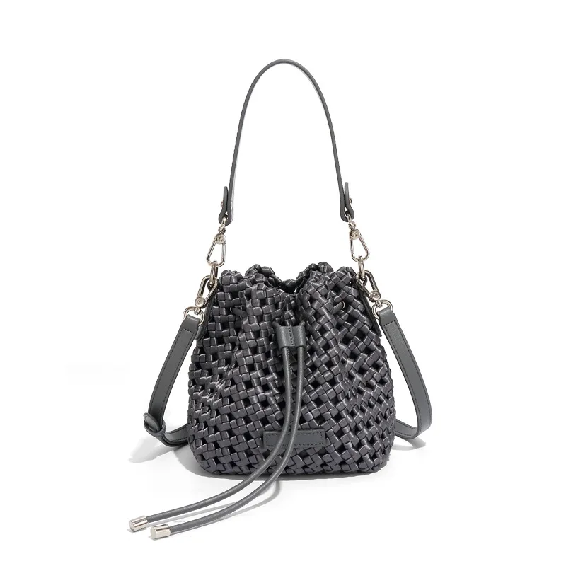 Designer Hollow Handbag Bags Original Women Bag TLXT High Quality Hand Woven Bucket Bag Youth Women's Tote Crossbody Bag