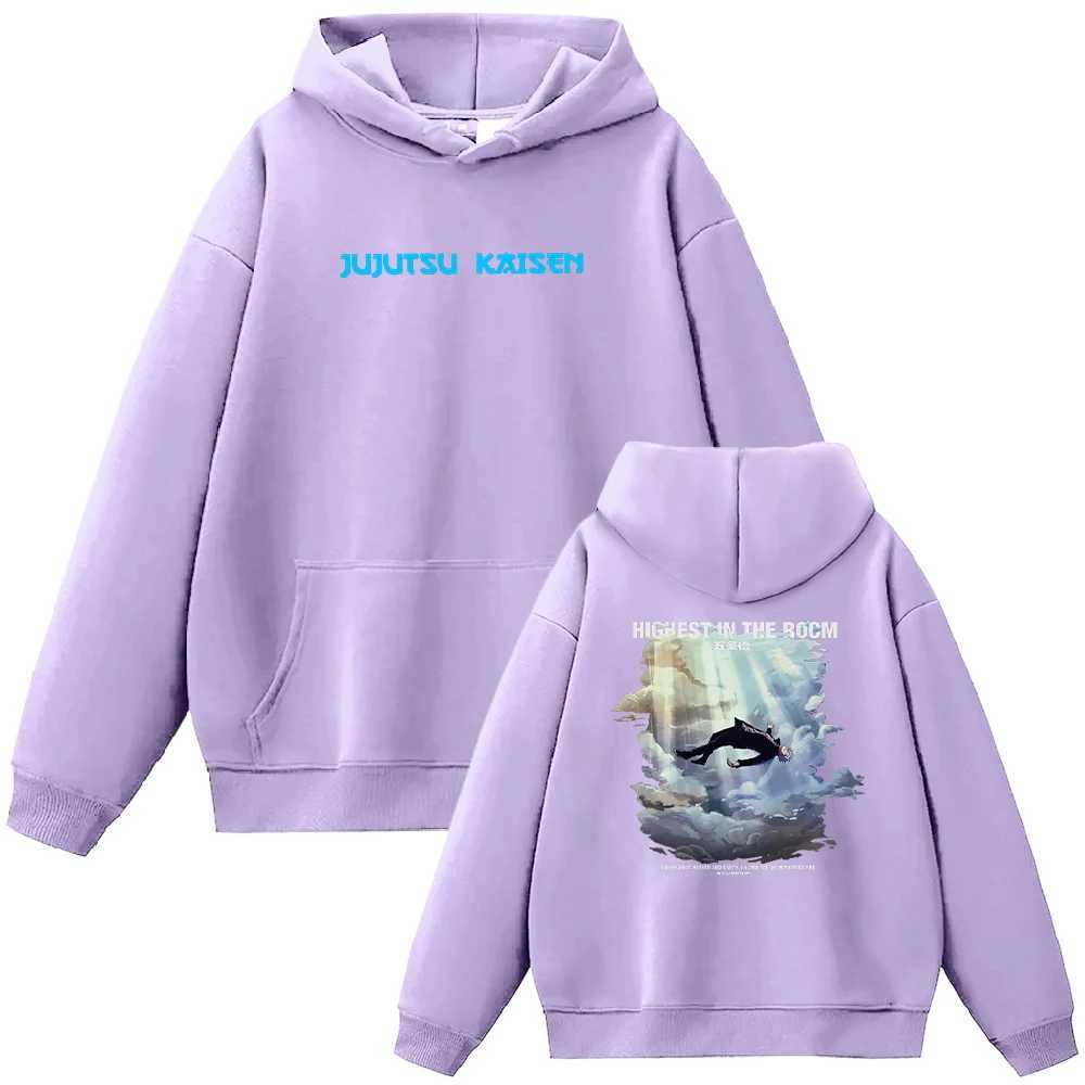 Satoru Gojo Graphic Printed Hooded Jujutsu Kaisen Hoodies Harajuku unisex sweatshirt top anime streetwear mens long sleeved shirt W240921