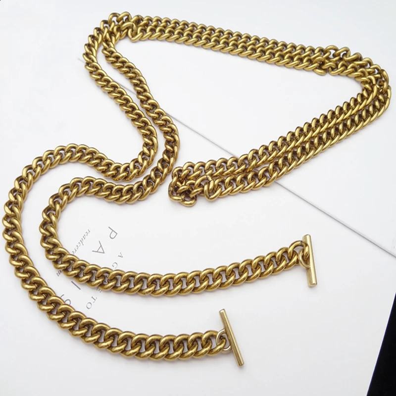 7.0mm wide bag chain high-quality metal chain replacement bag accessories shoulder repair parts messenger bag 240914