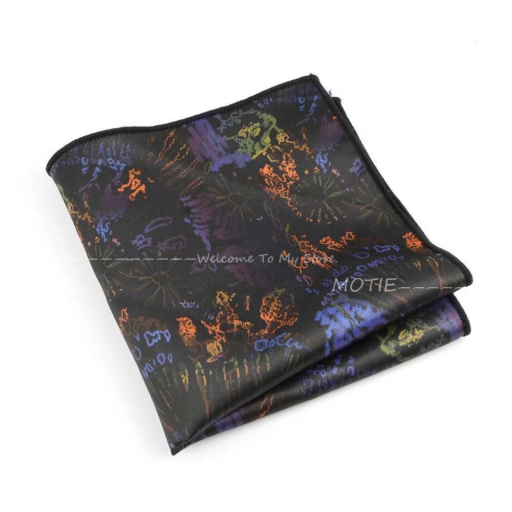 Newest Polyester Hankies Beautiful Floral Pocket Square Handkerchief Casual Narrow Lovers Day Wedding Daily Wear Suit AccessoryX240921