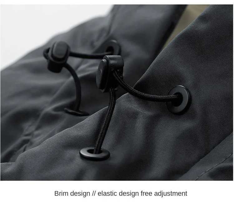 Mens Down Jacket New Solid Color Thick Design Hot Design Outdoor Travel Hoodie Mens Casual Cotton Mat Clothing W240920