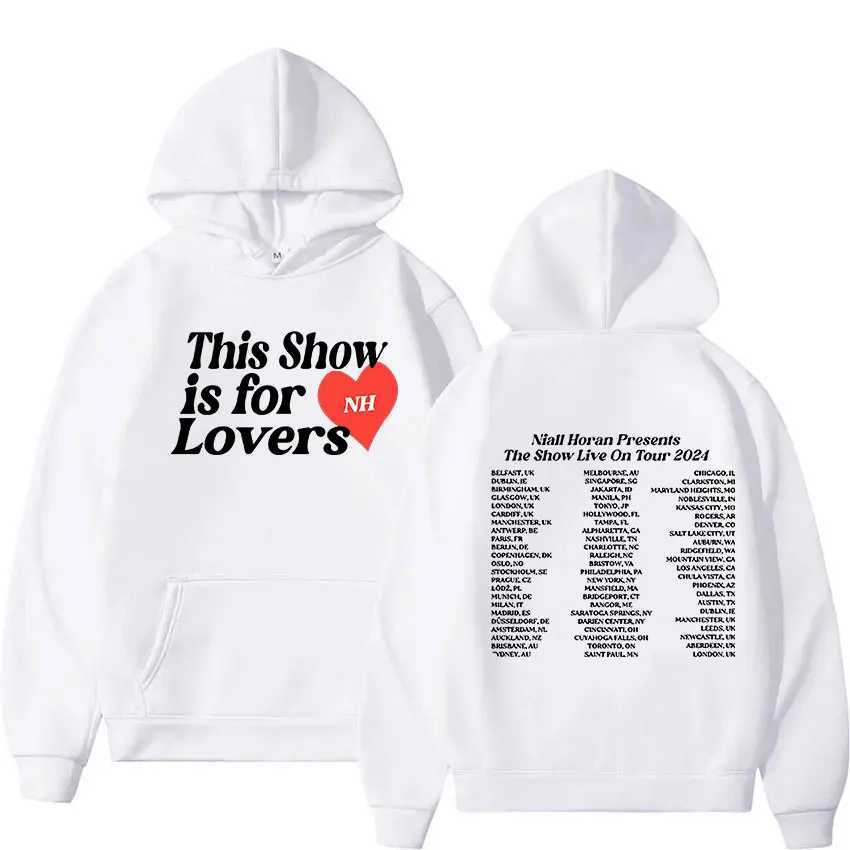 Niall Horan The Show Live on Tour 2024 new album Hoodie mens casual fashion high-quality oversized sportswear streetwear W240921