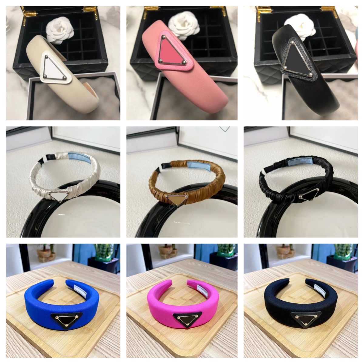 Designer Hair Hoop Women Headbands Candy Color Hairband Fashion Headwear Knotted Hairclasp Hair Hoop Luxury Hair Accessories leather