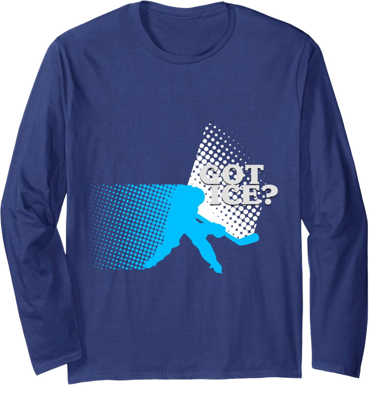 Long Sleeve Shirts for Men sweatshirt Hockey Player Funny Got Ice? Cool Hockey Team Gift Long Sleeve Tee Streetwear Casual tops clothes