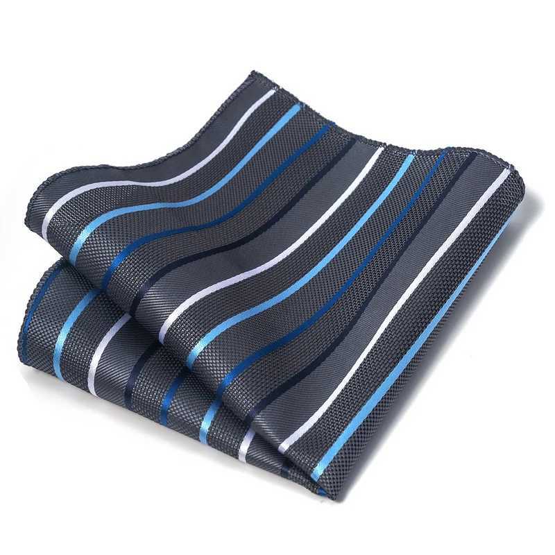 Latest design hot selling silk handle black set accessories men Abraham Lincoln birthday pocket square suitable for workplace W240921