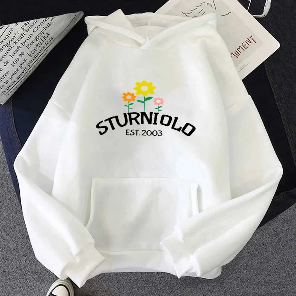 Sturnio Triplets hooded floral print sweatshirt mens long sleeved casual O-neck formal suit Kavay graphic top womens clothing W240921