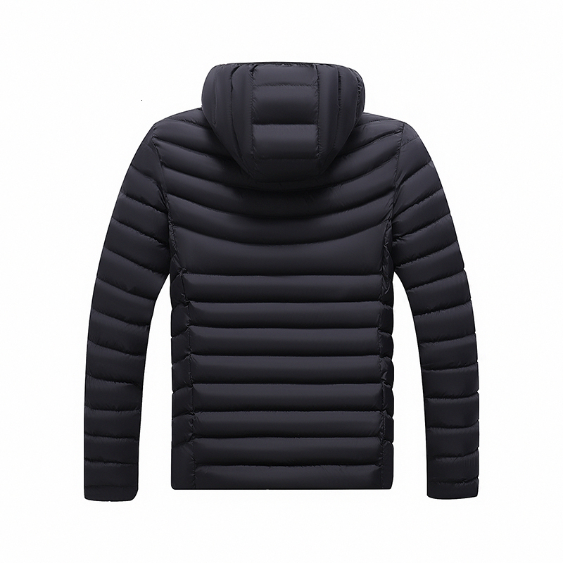 2023 New Autumn Winter Men Warm Waterproof Parkas Jacket Coat Mens Solid Casual Windproof Outwear Detachable Hat Jackets Male