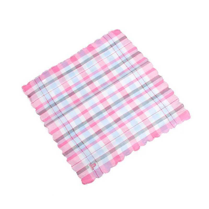 3Pcs 28x28cm square multi-color plain weave womens pocket wedding party business chest towel handle W240921