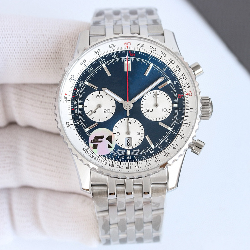 Navitimer AB138241G1P2 AAAAA 5A Quality 1:1 SuperClone F1 Factory 43mm Watches Mens Automatic Mechanical Chronograph B01 Movement Watch Sapphire Glass Watch