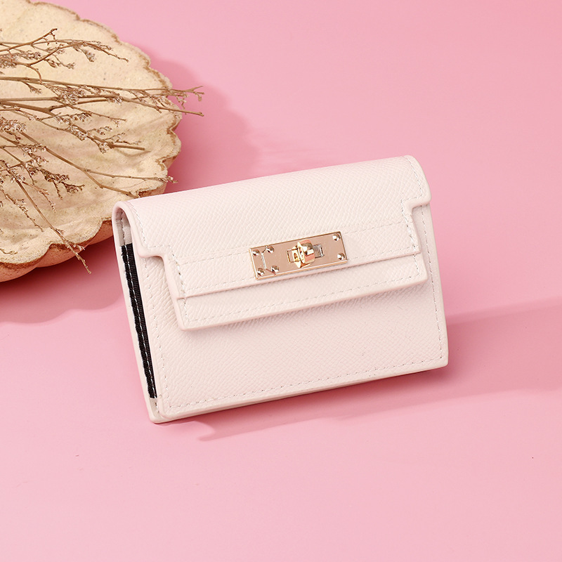 New Designer Compact Women's Wallet Anti Demagnetization Multi Slot Premium Sensory Card Bag 2025 Free Shipping