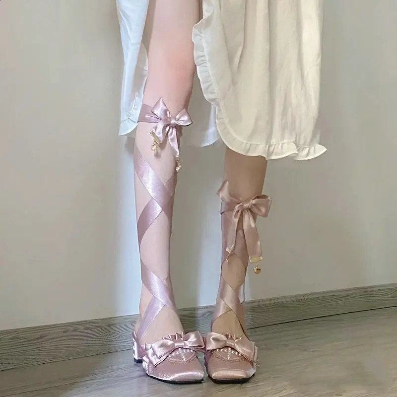 The French Fairy Lace Single Shoe Ballet is thickened with a minority evening air pump ed by Lolita 240919