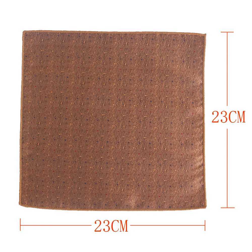 New Jacquard Pocket Square For Men Women Floral Chest Towel Gentlemen Hankies Mens Suit Handkerchief Striped Pocket Towel GiftsX240921