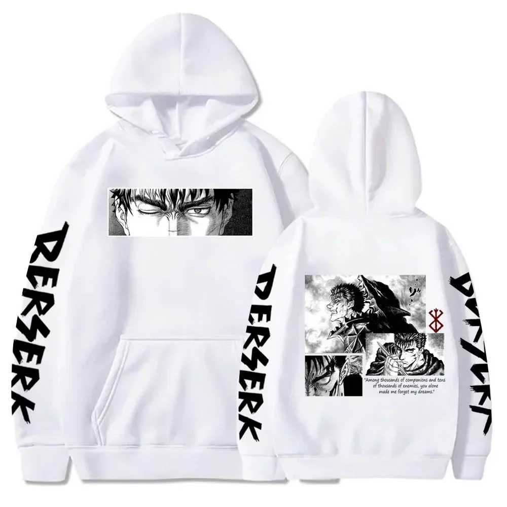 Japanese anime Fury Intestine Printing Mens Hoodie Sweater Pullover Harajuku Anime Eye Fun Sports Shirt W240921