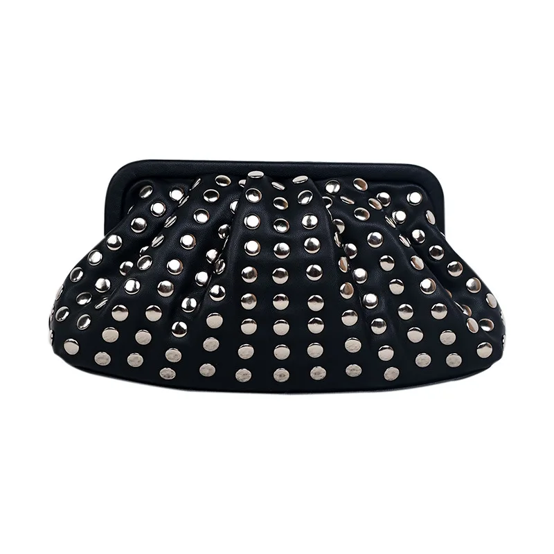 Fashion Women Handbags Rivet Clutch Bag Messenger TLXT Party Luxury Envelope Bags Designer Shoulder Handbag Evening Clutch Crossbody Studded Bag