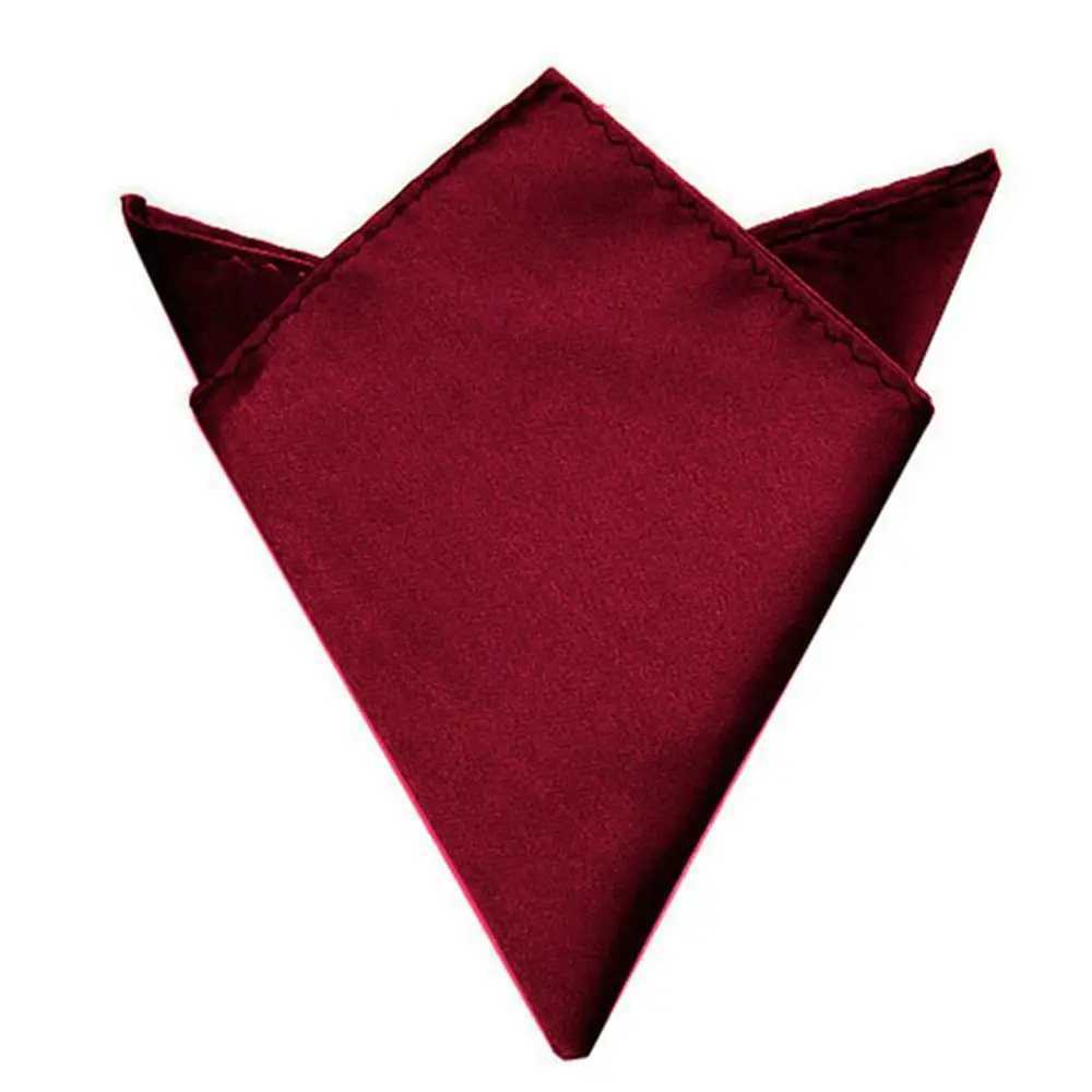 Adult Cotton Handkerchiefs Solid Color Hanky for Men Business Casual Pockets Square Handkerchief 20cm Width Wedding HankiesX240921