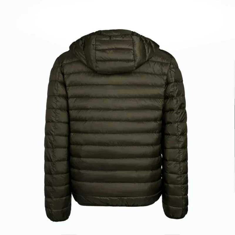 Mens jacket 2024 new 90% white duck style ultra light down jacket mens lightweight hot coat hooded feather jacket W240920