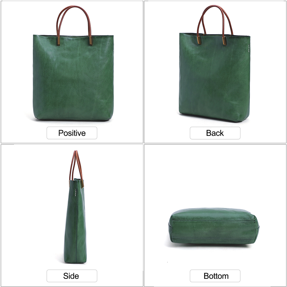 JOYIR Genuine Leather Women's Shoulder Fashion Bags For Women 2021 New Handbags Female Crossbody Shopper Bag Tote