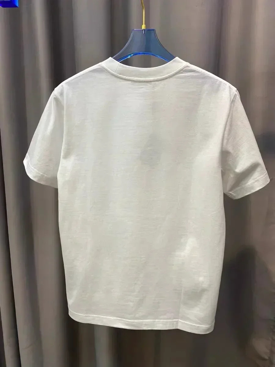 2024 Summer Personalized Street Trendy Casual Couple Plus Size Short Sleeve Korean Cartoon Cat Printed Women's Pattern T-shirt Top Free Shipping