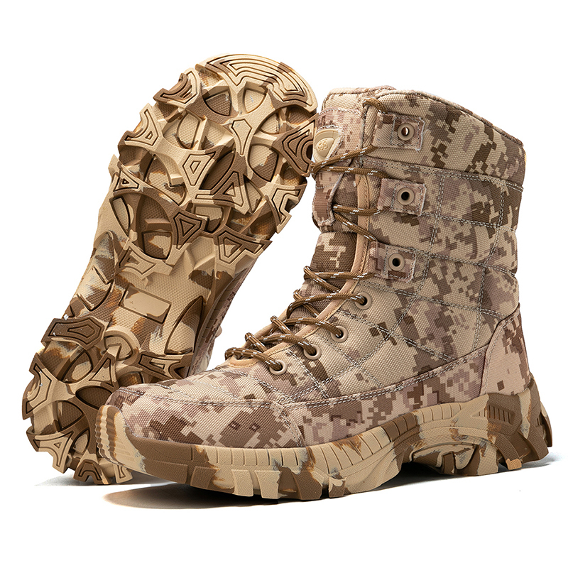 Designer's new men's outdoor off-road racing shoes are waterproof drop resistant and crash resistant short boots snow boots and shoes with b