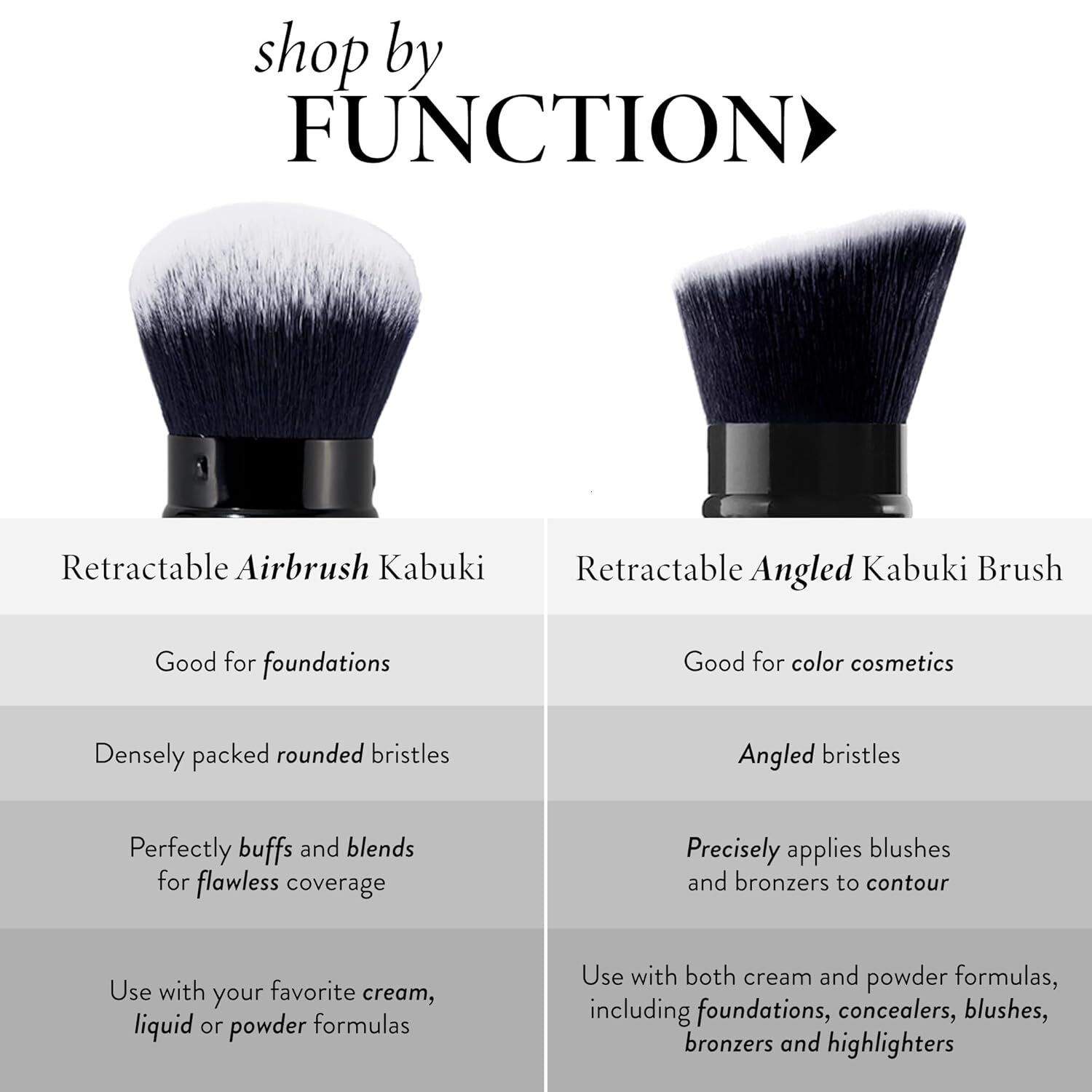 retractable spray gun kabuki brush suitable for all facial makeup and liquid foundation suitable for liquid face cream and foundation makeup aluminum 