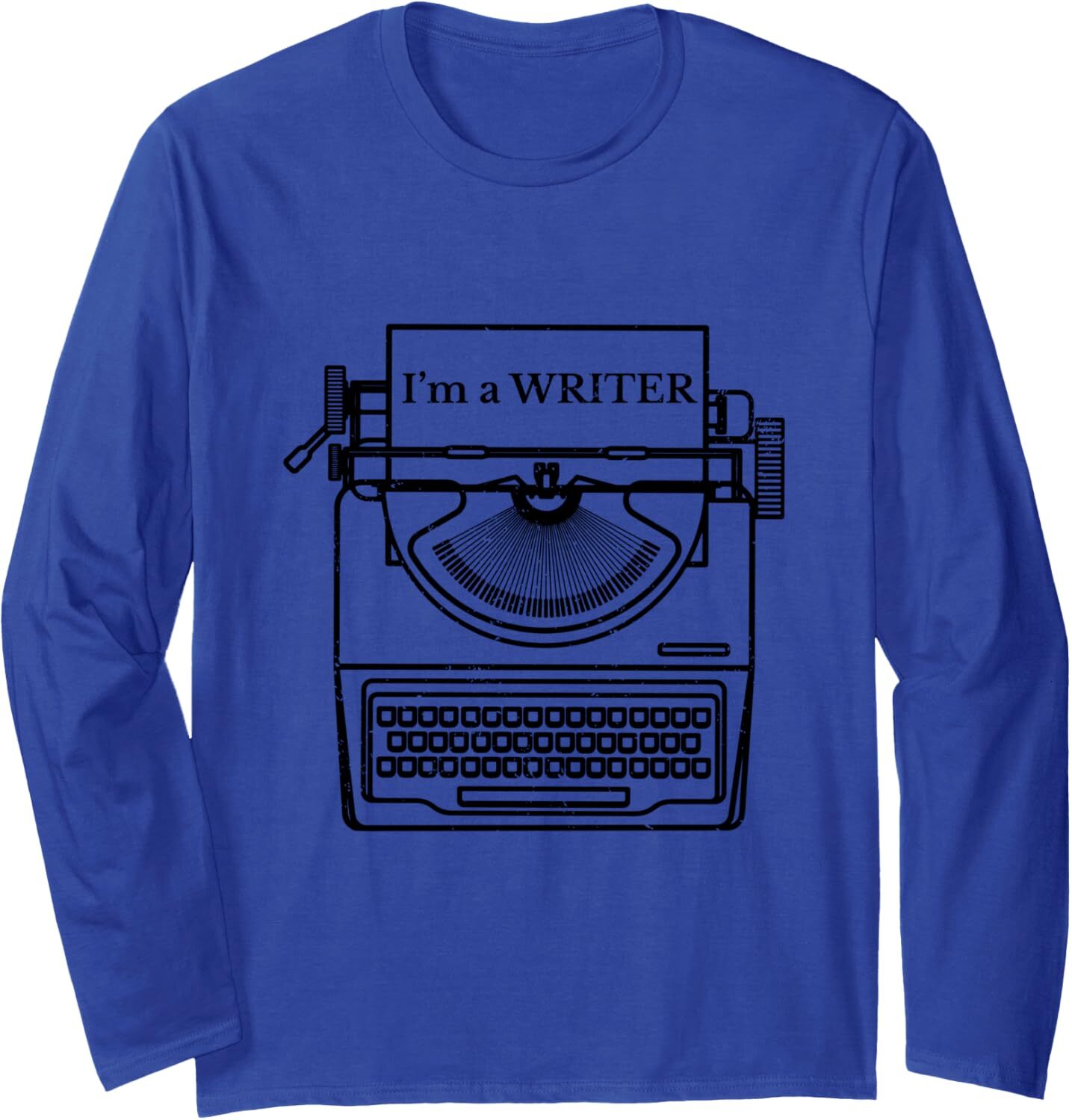 Long Sleeve Shirts for Men sweatshirt I m A Writer Vintage Typewriter Writer Birthday Gift Long Sleeve Tee Streetwear Casual tops clothes