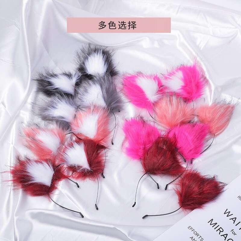SM sex toys, female fox tail anal plug, role-playing training prop, cat ear headband, alternative sex products