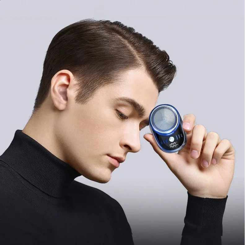 Electric Mini Shaver USB Charging Shaver Waterproof Mens and Womens Travel Portable Shaver ly Upgraded 2024 Shining Model 240919