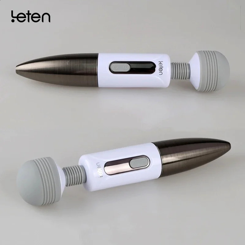 Leten AV Magic Wand Massager Huge Head Vibrator for Female Masturbation Orgasm Nipple Clitoris Stimulator Sex Toys for Woman 240914