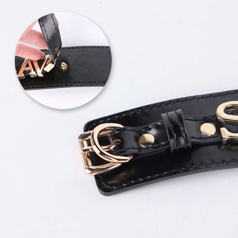 SM sex toy female slave training restraint set slave handcuffs sex collar traction alternative adult products
