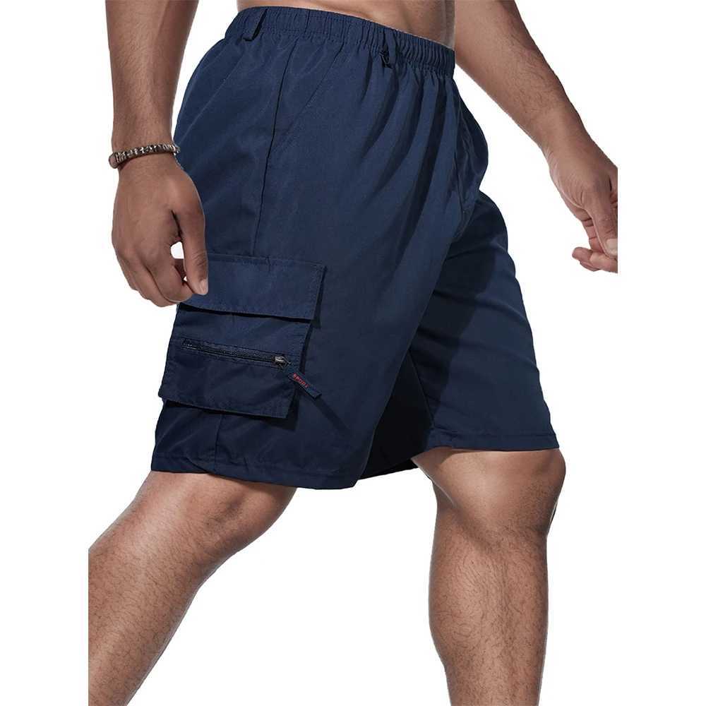 Mens Cargo Shorts Big Size Sports Knee Shorts Classic Short Pants Streetwear Straight Loose Work Casual Street ShortsX240921