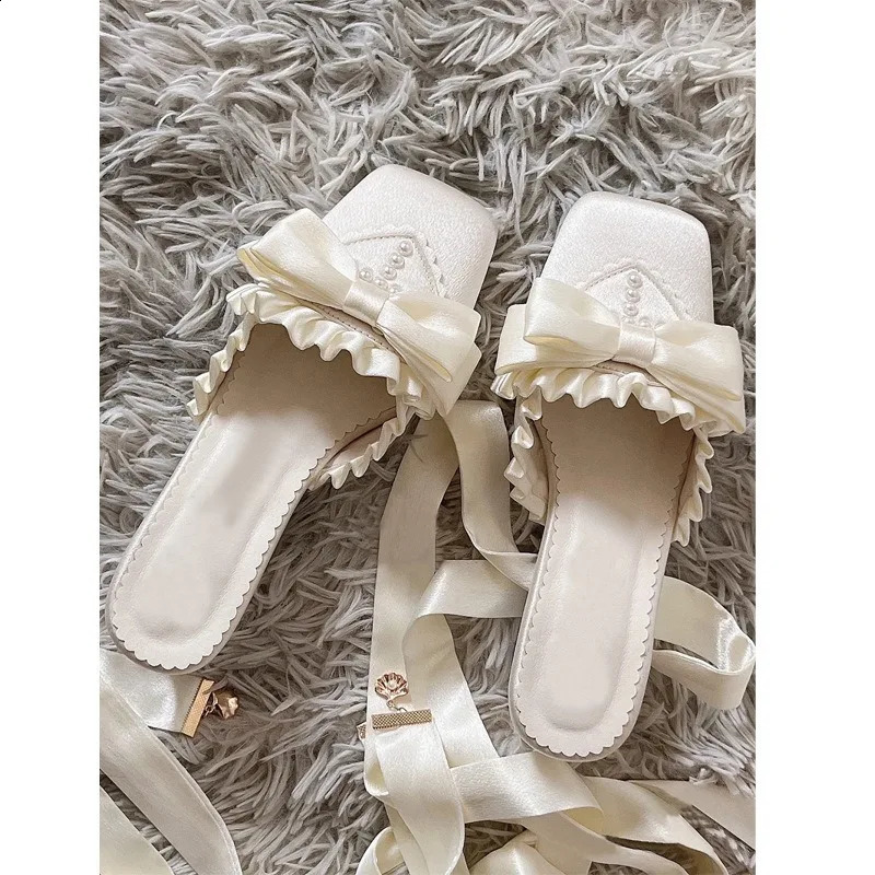 The French Fairy Lace Single Shoe Ballet is thickened with a minority evening air pump ed by Lolita 240919