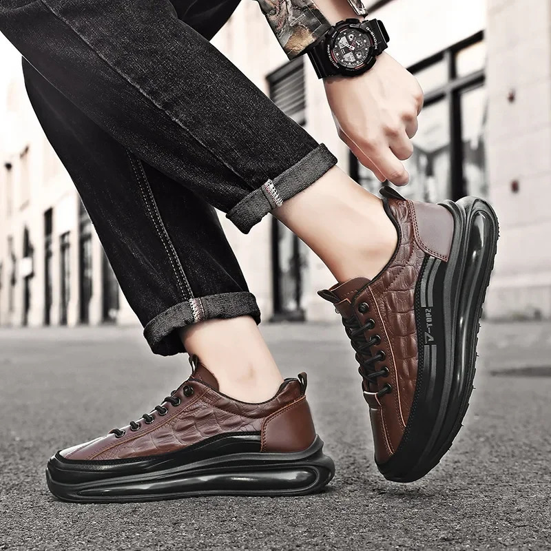 Men Winter Cotton Shoes High-top Fashion Casual Trend Ankle Boots Flat Korean Version Tooling Wholesale Zapatos Para Hombre 240914