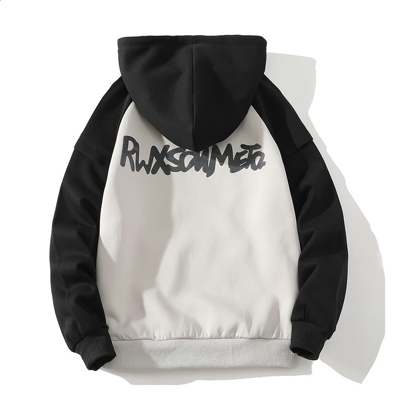 Casual Long sleeved Hoodie Summer Hip Hop Loose Skateboarding Casual Mens Street Clothing PUNK Plus Oversized 6XL 7XL 240919