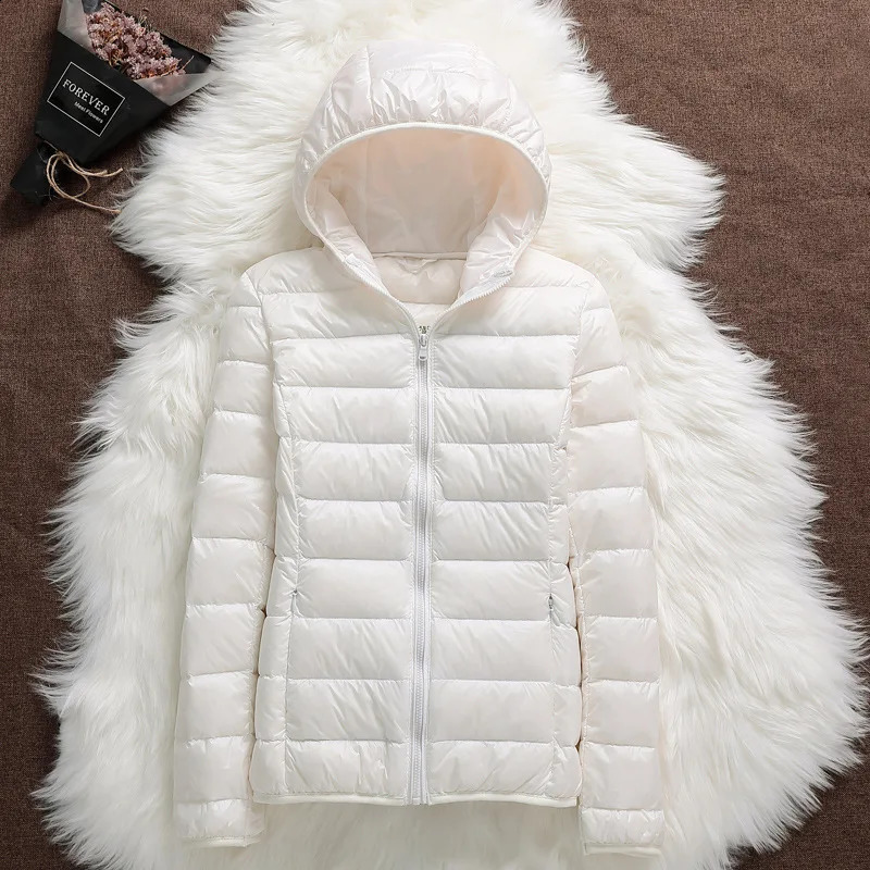 Plus Size 5xl 6xl 7xl Autumn Winter Women Short Hooded Puffer Jackets Female Fall Office Lady Slim Fit Warm Coat 240913
