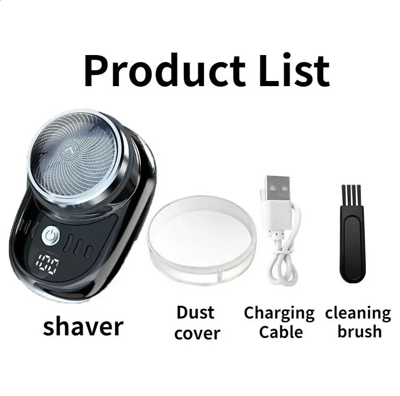 Electric Mini Shaver USB Charging Shaver Waterproof Mens and Womens Travel Portable Shaver ly Upgraded 2024 Shining Model 240919