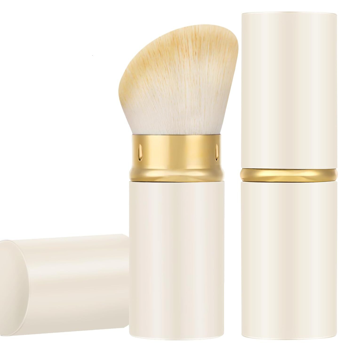 retractable spray gun kabuki brush suitable for all facial makeup and liquid foundation suitable for liquid face cream and foundation makeup aluminum 