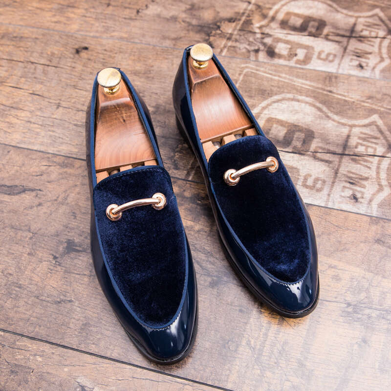 Brand High-end Loafers Groom's Wedding Spring Autumn Hot Selg Men's Low Top Shoes Versatile Business Style