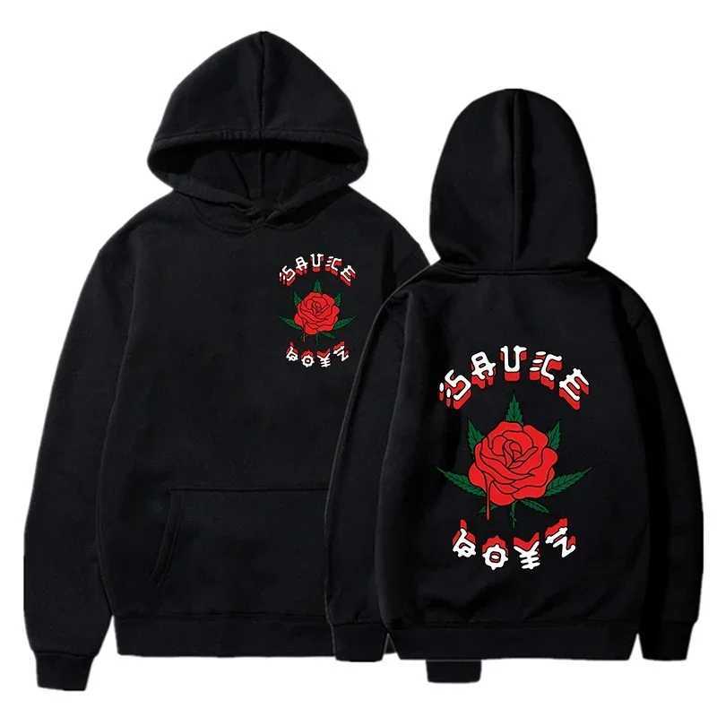 Fashion sweatshirt hip-hop hoodie rapper Eladio Carrion Print unisex winter wool streetwear top Sudaderas clothing W240921