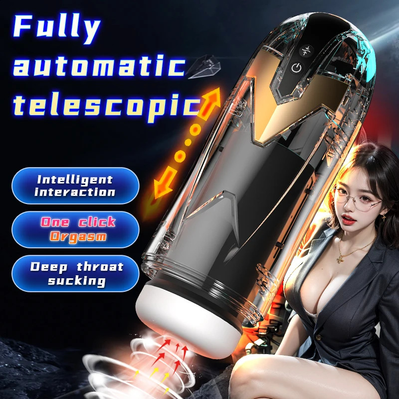 Iron Man heating sound remote vibration digital display airplane cup male masturbation adult sex product m 240914