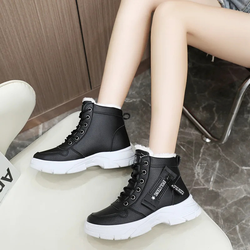 Winter Snow for Women Casual High-top Shoes Warm Womens Sneakers Platform Ankle Boots Plus Size 42 atillas De Mujer New