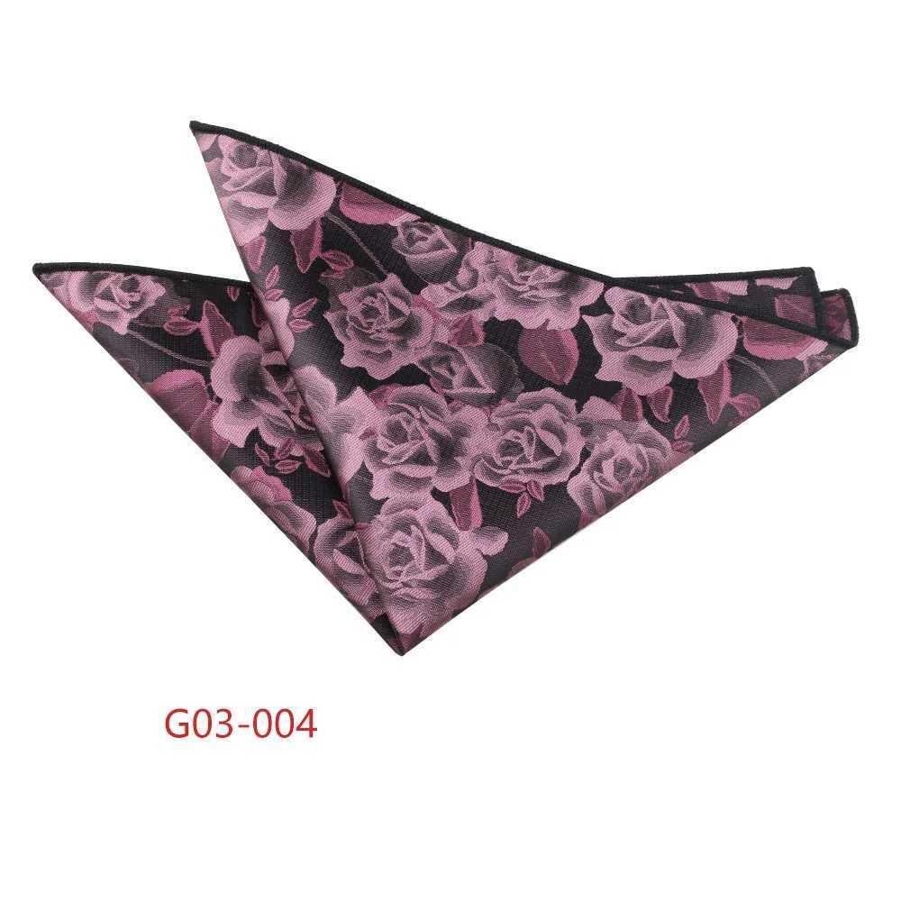 Trendy Brown Pocket Square Men Fashion Navy Flower Striped Handkerchief Small Scarf Wedding Party Suit Accessories Elegant HankyX240921